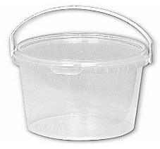 Банки полимерные круглые с крышкой 2 л