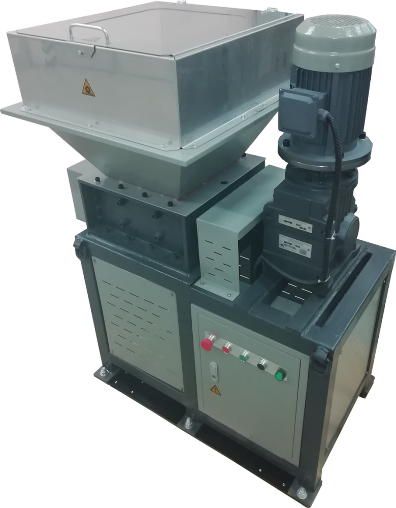 Деструктор механический ДМ01 в составе комплекса обезвреживания отработанных медицинских изделий К100П-ДМ.